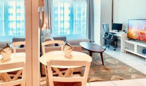 Full sea view with balcony - Studio Apartment - 10 min to JBR -
